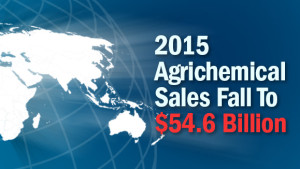 2015 Agrichemical Sales Fall To $54.6 Billion