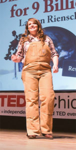 Lauren Riensche, agricultora y defensora de la agricultura