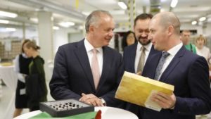 President Kiska Visits Koppert Slovakia