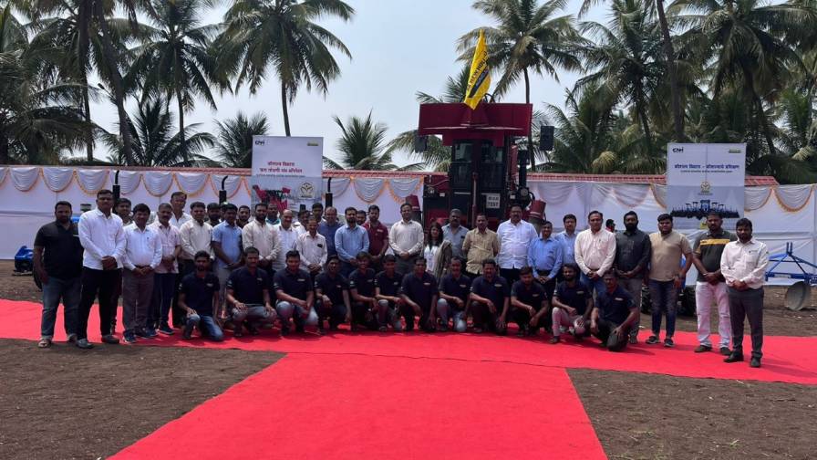 Inauguration ceremony of CASE IH Unnat Kaushal Initiative for sustainable sugarcane farming in Baramati