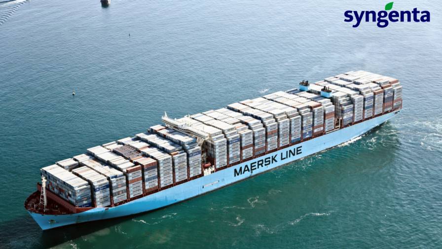 先正达通过马士基的 ECO Delivery 减少海运的碳影响（照片：美国商业资讯）