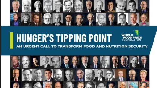 More Than 115 Organizations Join Nobel and World Food Prize Laureates’ Call for Agricultural ‘Moonshot’ to Eliminate Hunger