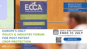 Key Deadline to Attend II. Crop Protection Regulatory Conference Approaches